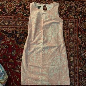 Pink and white Talbots dress